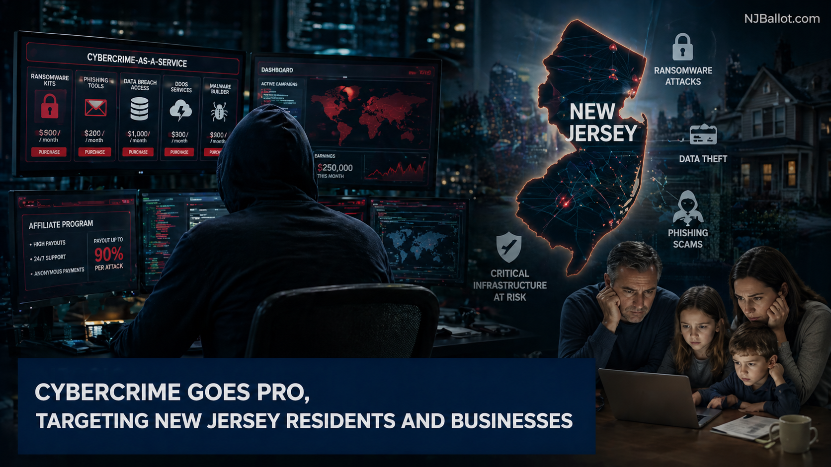 NJCCIC Warns Cybercrime-as-a-Service Is Targeting New Jersey