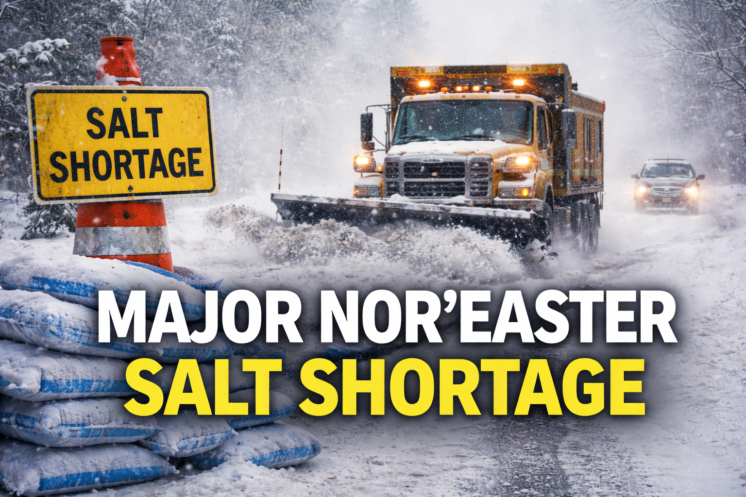NJ Braces for Major Nor’easter Amid Widespread Salt Shortages