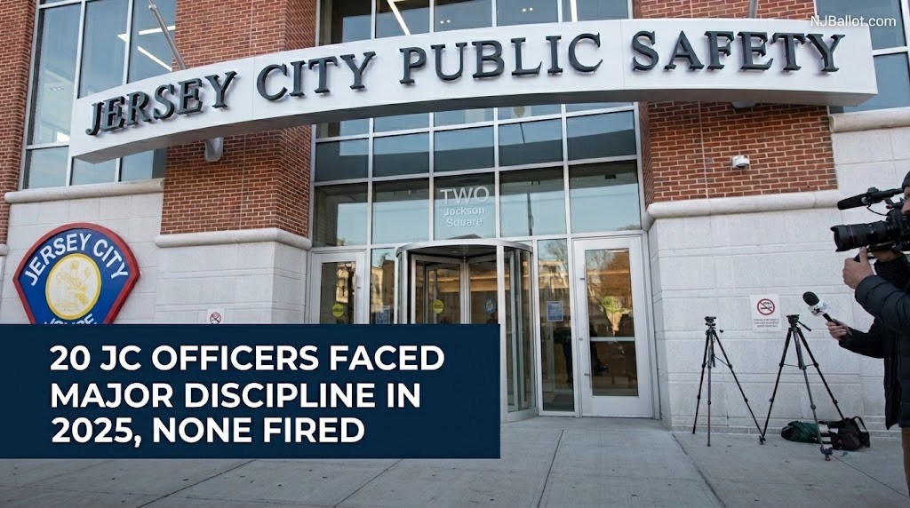 Jersey City Police: 20 Officers Faced Major Discipline Last Year. None Were Fired.