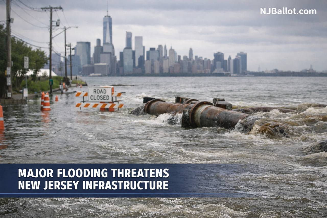 The Flood Risk Cascade: New Jersey's $435.9 Billion Infrastructure Exposure