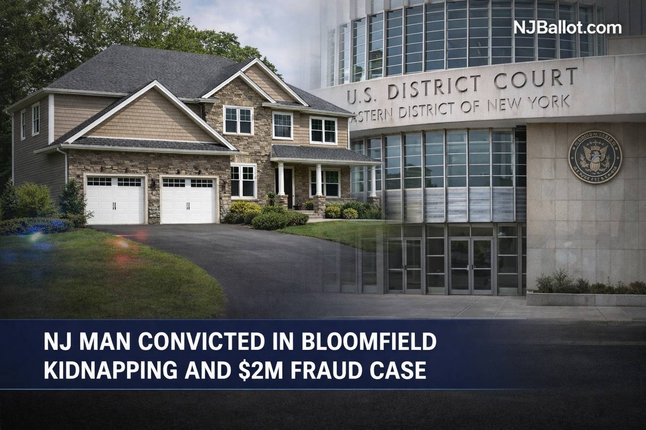 NJ Man Convicted in Crips Case Involving Bloomfield Kidnapping and $1.2M Home Bought With Fraud Proceeds
