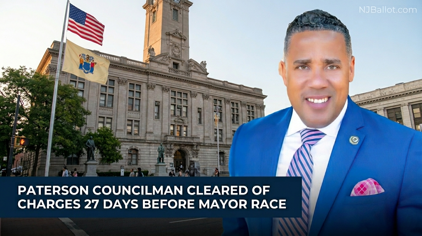 Paterson Councilman Alex Mendez Cleared of Voter Fraud Charges 27 Days Before Mayor's Race; Faces 16-Day Post-Election Appeal Window
