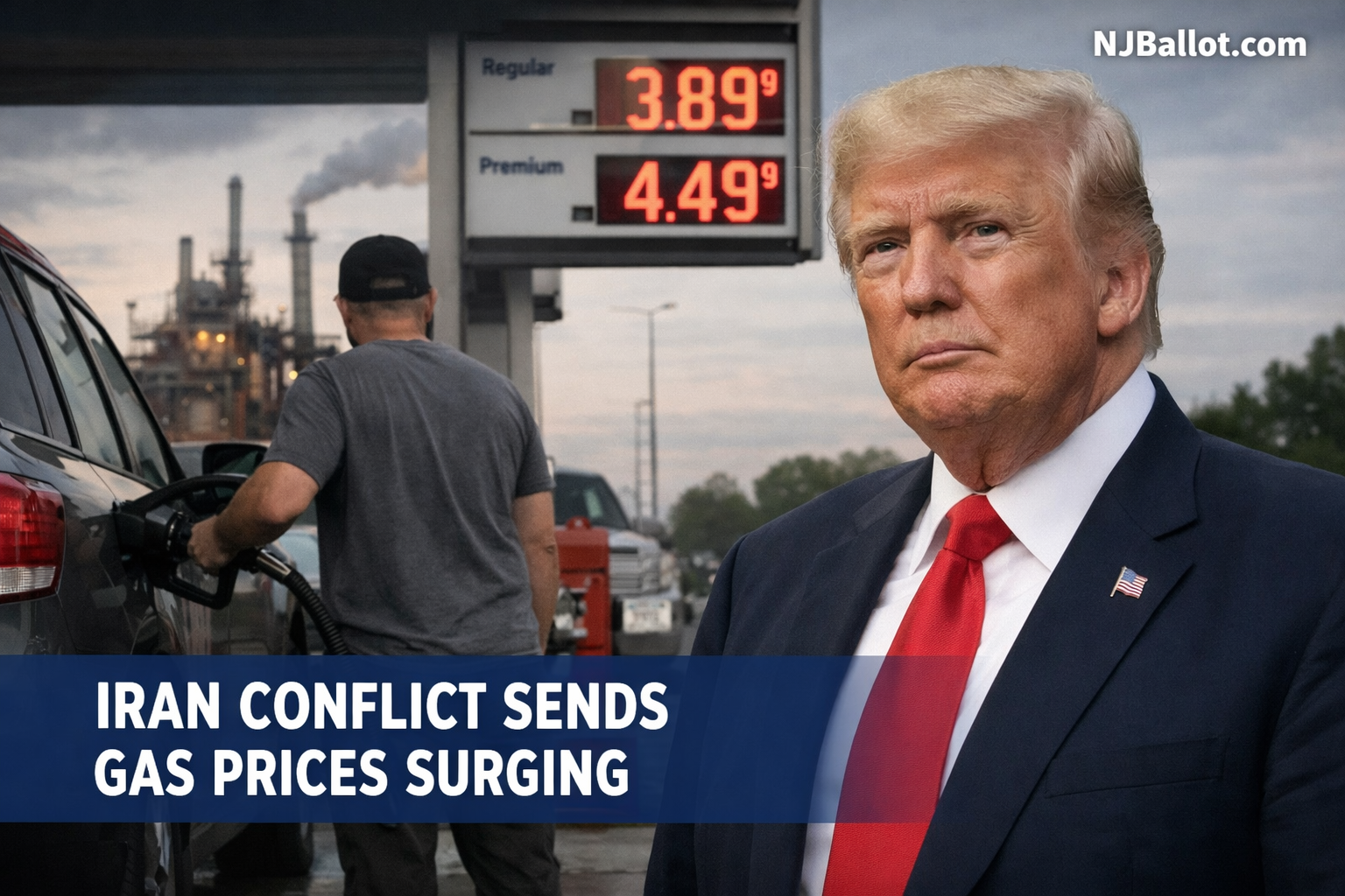 N.J. gas prices surge amid Iran war as global oil shock fuels new energy crisis