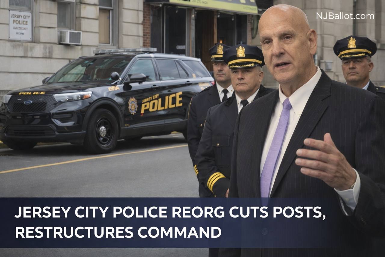 Jersey City Police Reorg Eliminates Posts, Adds New Management System