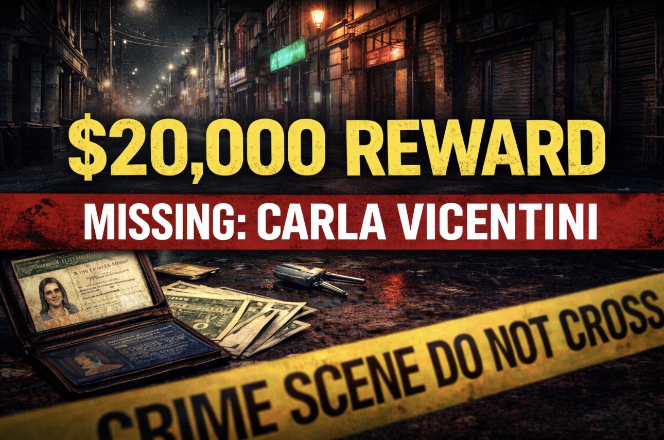 El FBI Ofrece Recompensa de $20,000 por Información en la Desaparición No Resuelta de Carla Vicentini en Newark