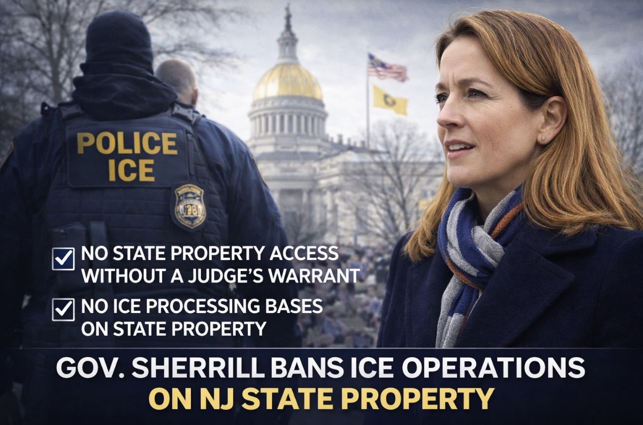 New Jersey Restricts ICE Use of State Property Under New Executive Order
