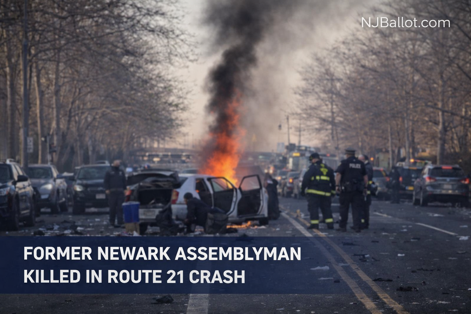 Former Newark Assemblyman Al Coutinho Dies in Fiery Route 21 Crash