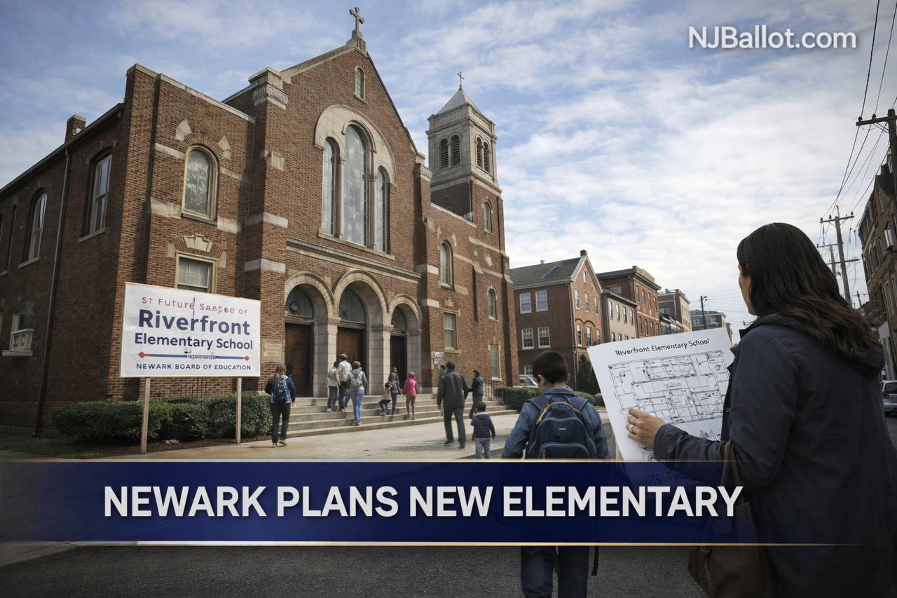 Newark Board Plans Riverfront Elementary School for Overcrowded East Ward