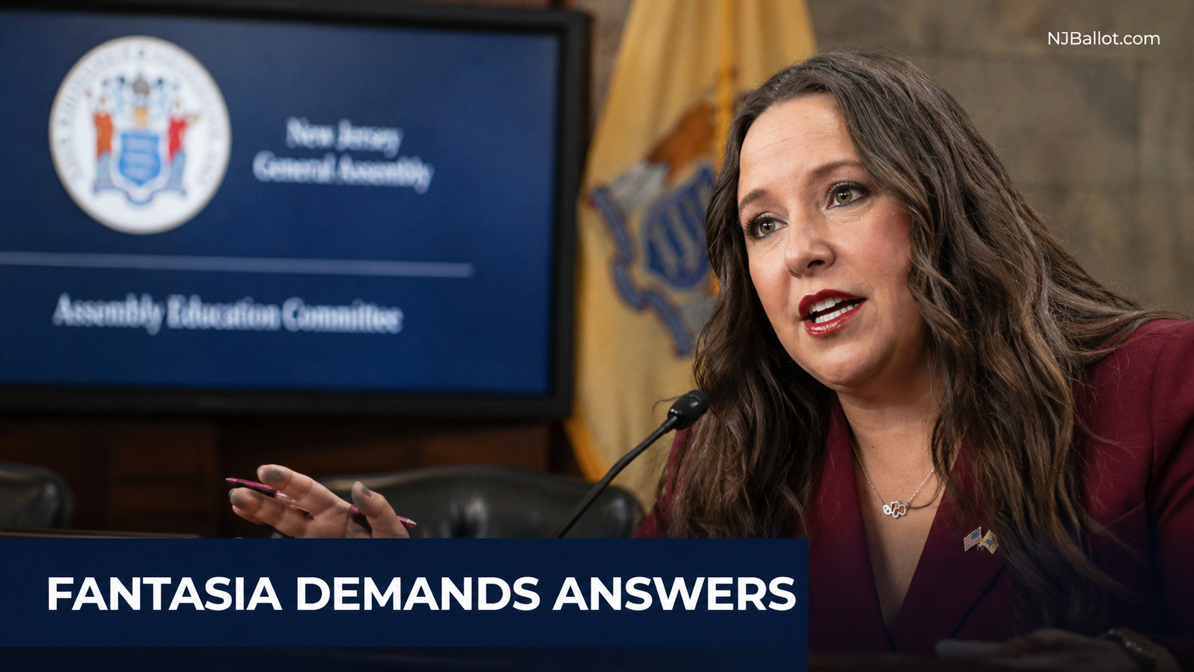 NJ Assemblywoman Fantasia Calls for Subpoena After Education Commissioner Laux Declines Committee Invitation