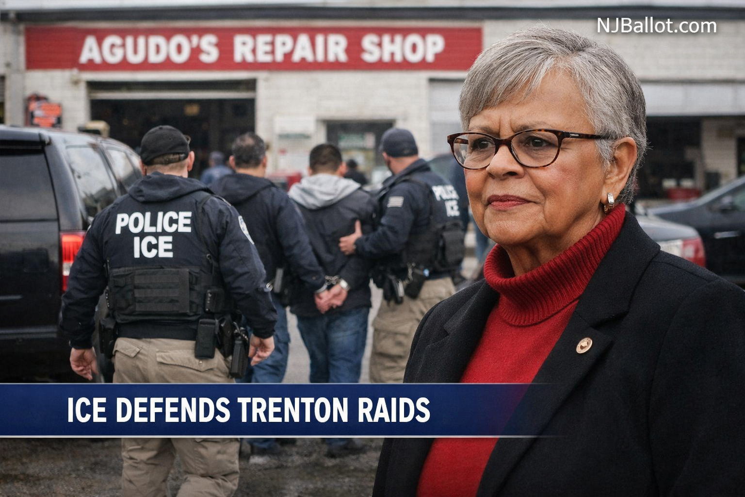 NJ ICE Disputes Trenton Auto Shop Raid, Cites Criminal Warrant