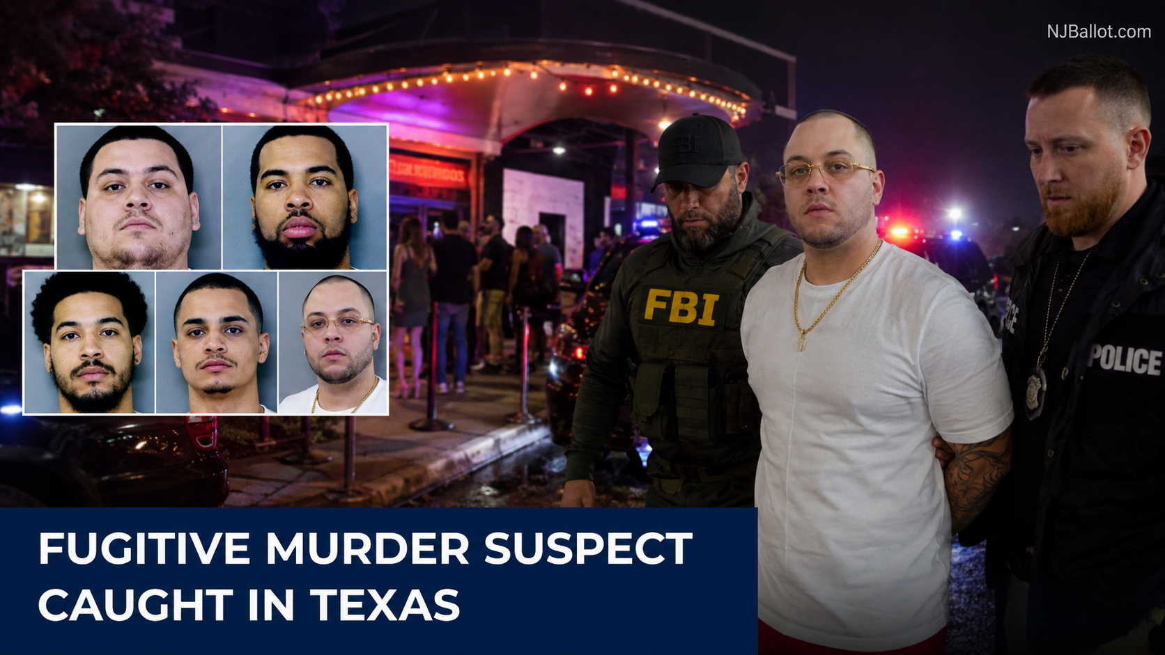 Fifth Man in 2024 Stabbing Case Caught in Texas, Joins Four Co-Defendants in Jail After 15 Months at Large