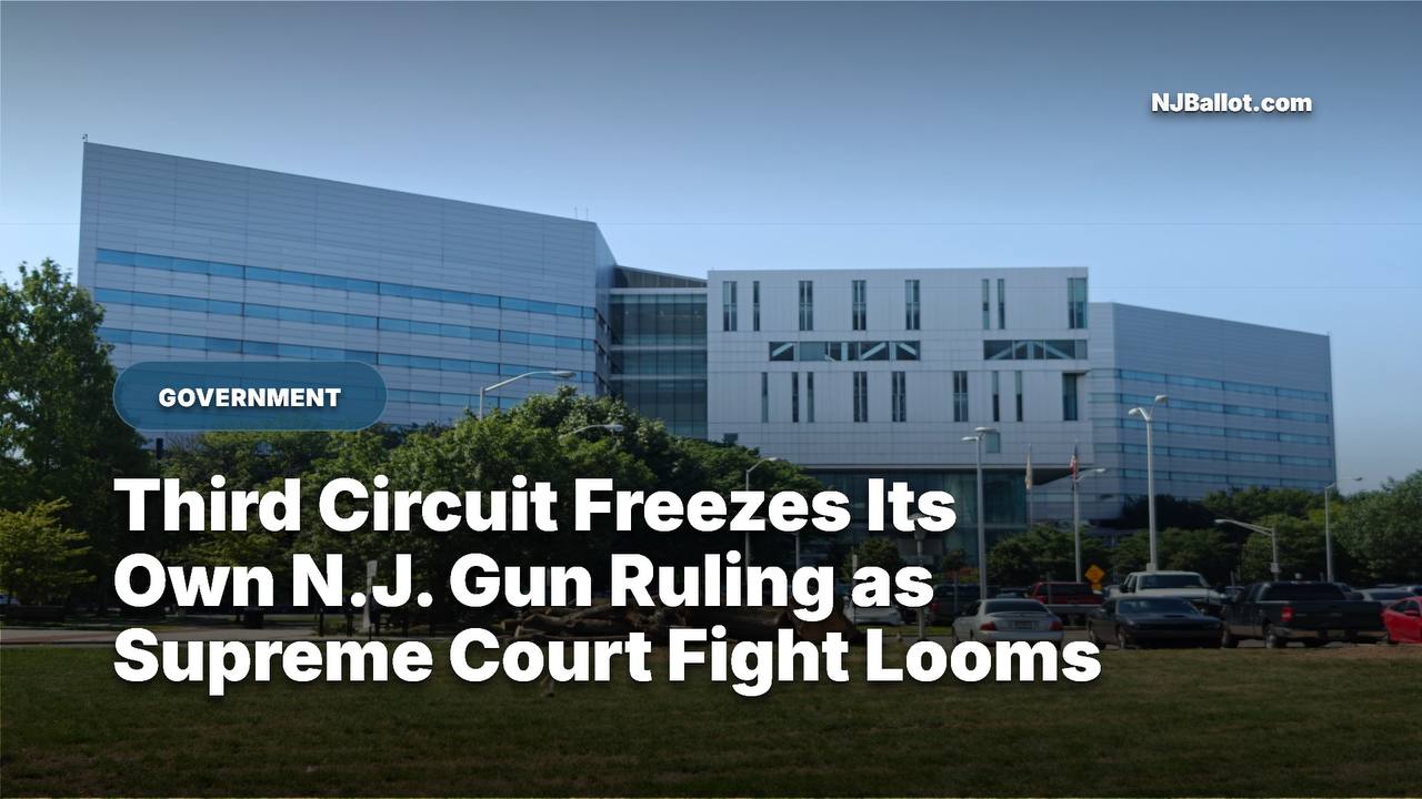 Third Circuit Freezes Its Own NJ Gun Ruling as Supreme Court Fight Looms