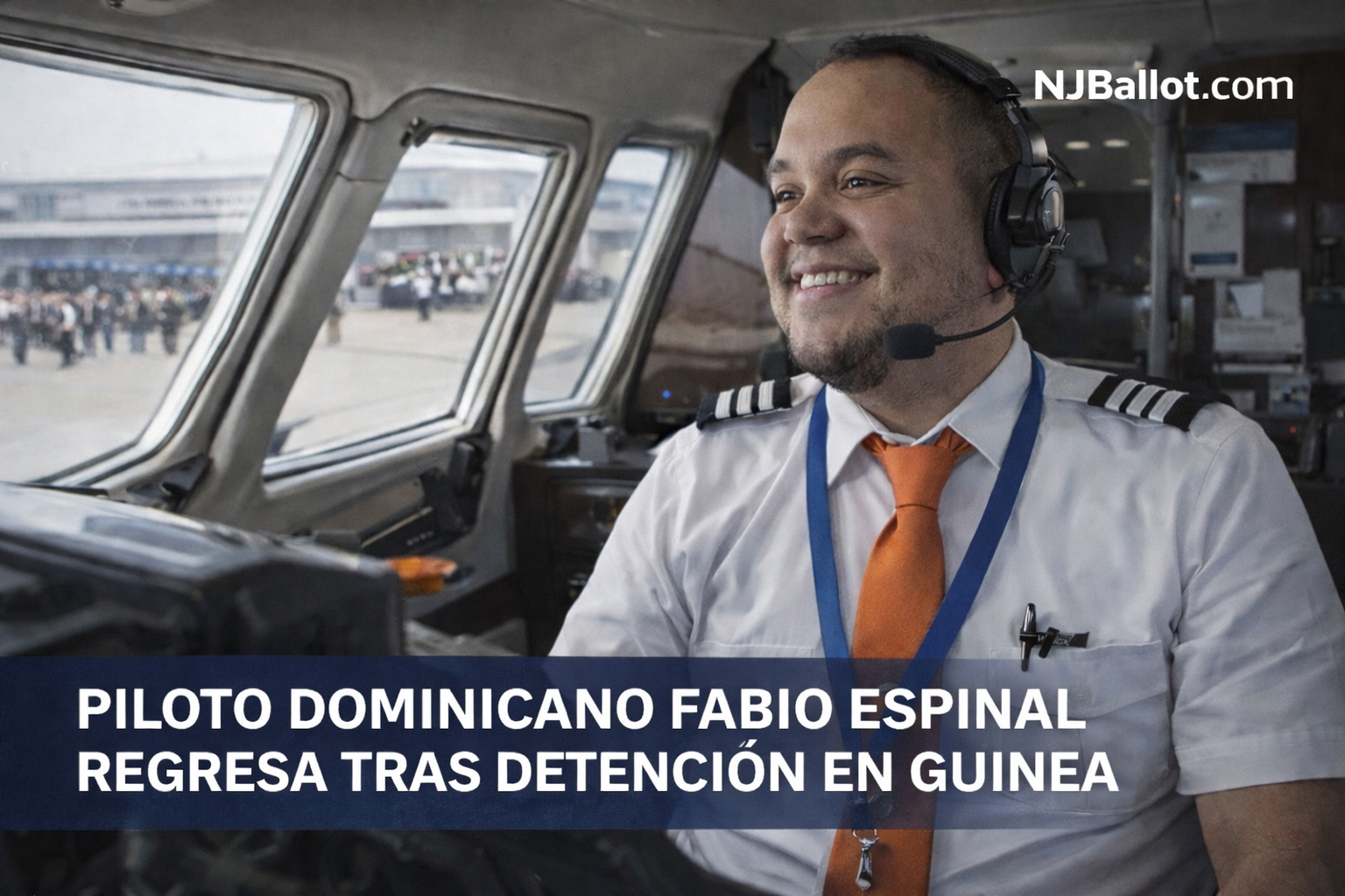 Liberan al piloto dominicano Fabio Espinal tras detención en Guinea