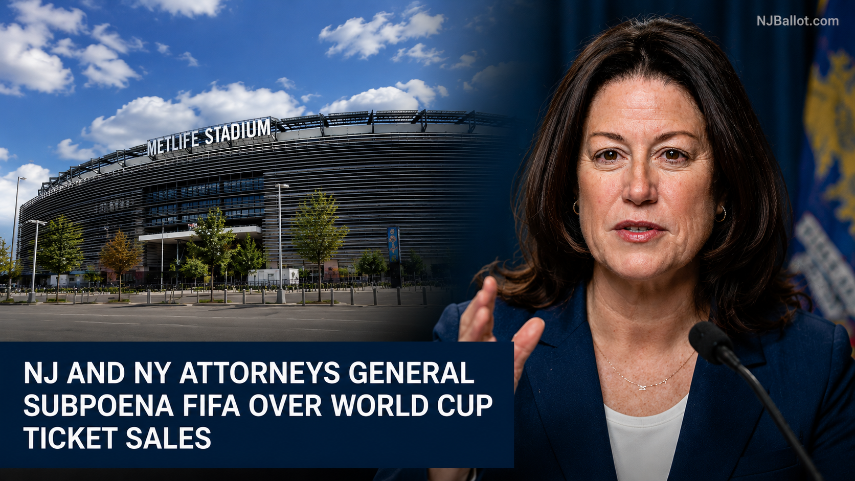 NJ and NY Attorneys General Subpoena FIFA Over World Cup Ticket Sales