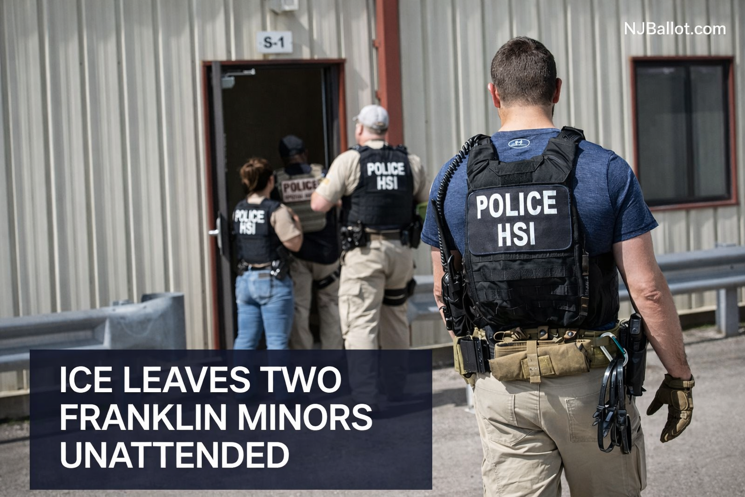 ICE Agents Detain NJ Father, Leave US Citizen Kids Unattended