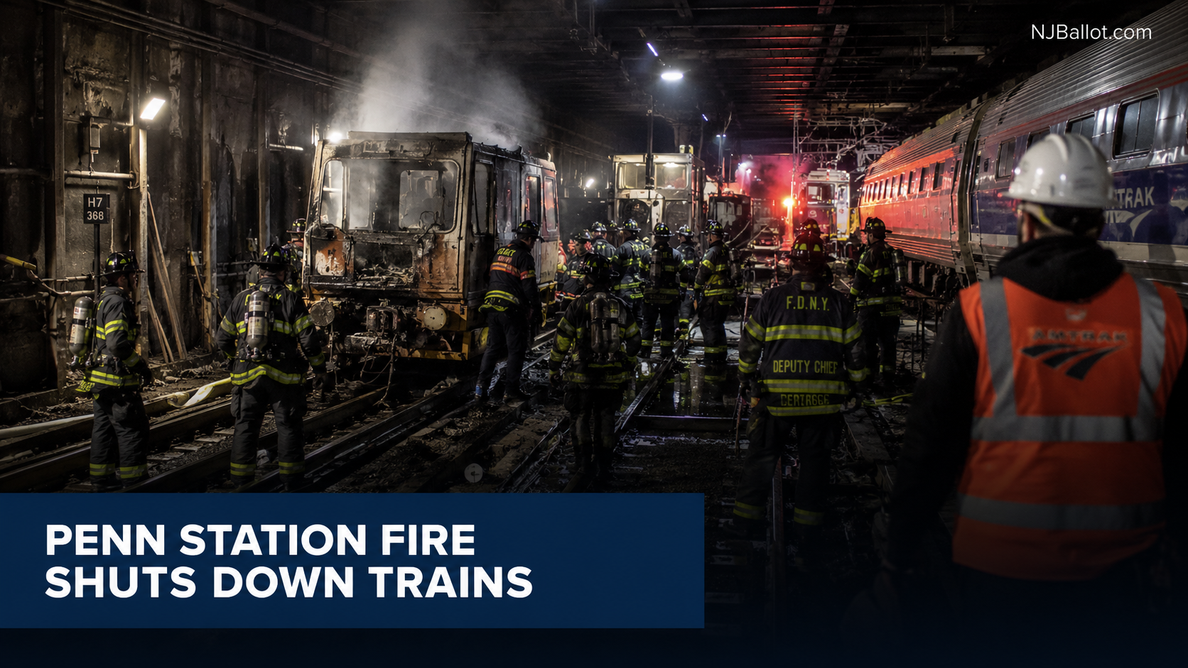 Triple Threat for NJ Transit: Penn Station Fires, Knicks Finals, and World Cup