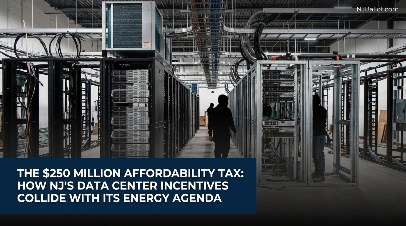 The $250 Million Affordability Tax: How Sherrill's Data Center Incentives Collide with Her Energy Agenda