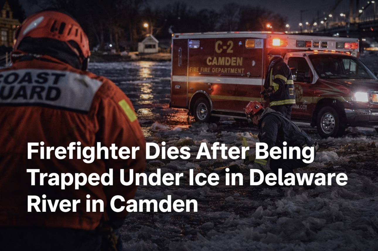 Tragedy in Camden: Firefighter Dies After Falling Into Icy Delaware River