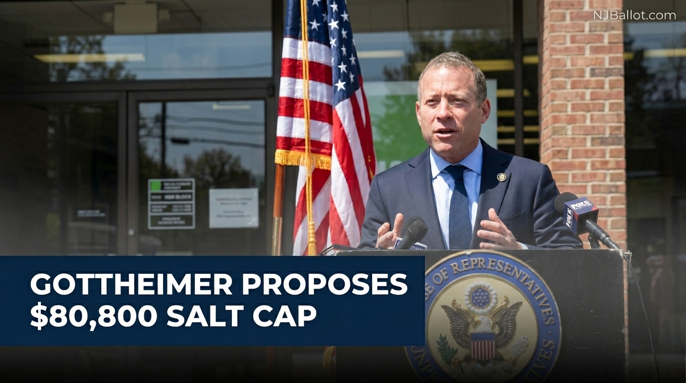 Gottheimer Announces Proposal to Double SALT Cap for Married Couples, But Standard Deduction Limits Benefits to High-Income Itemizers