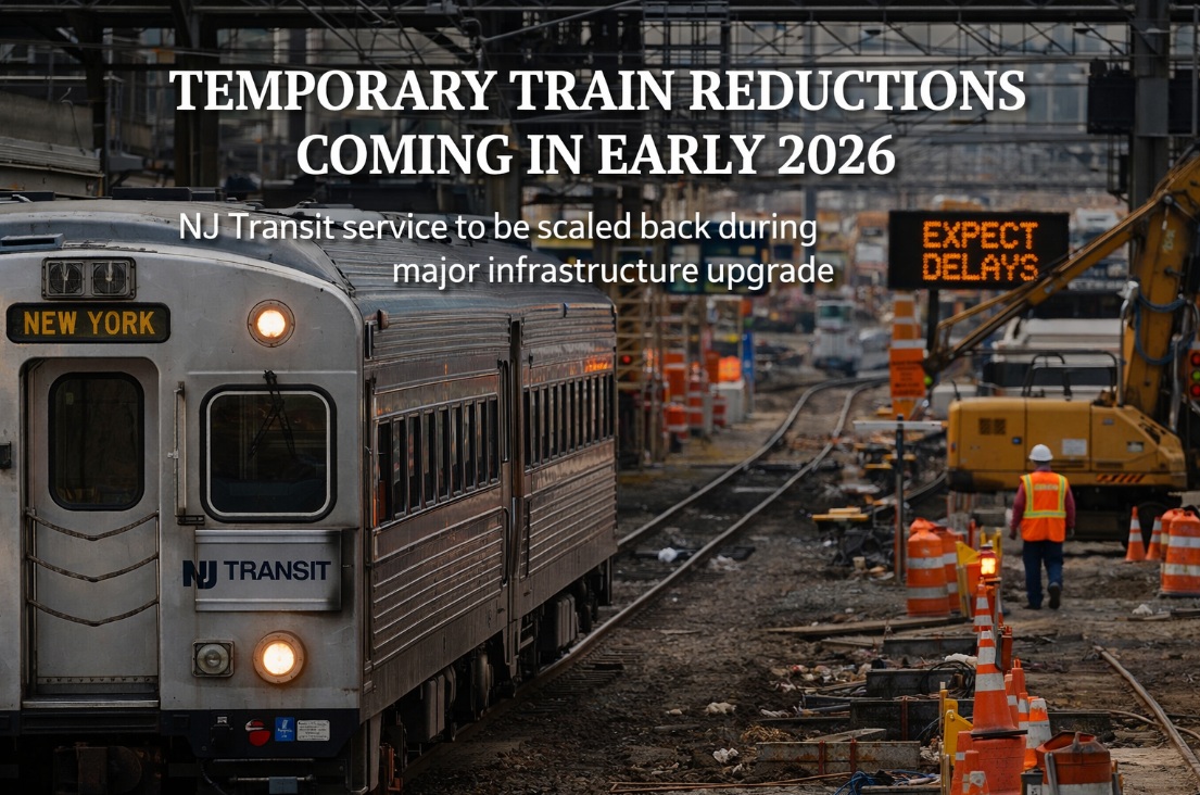 Temporary Train Reductions Coming to NJ Transit in Early 2026