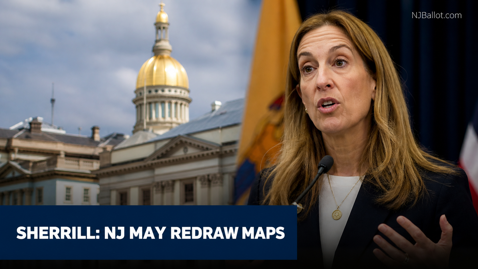Sherrill Says NJ Could Redraw Congressional Maps If National Battle Escalates